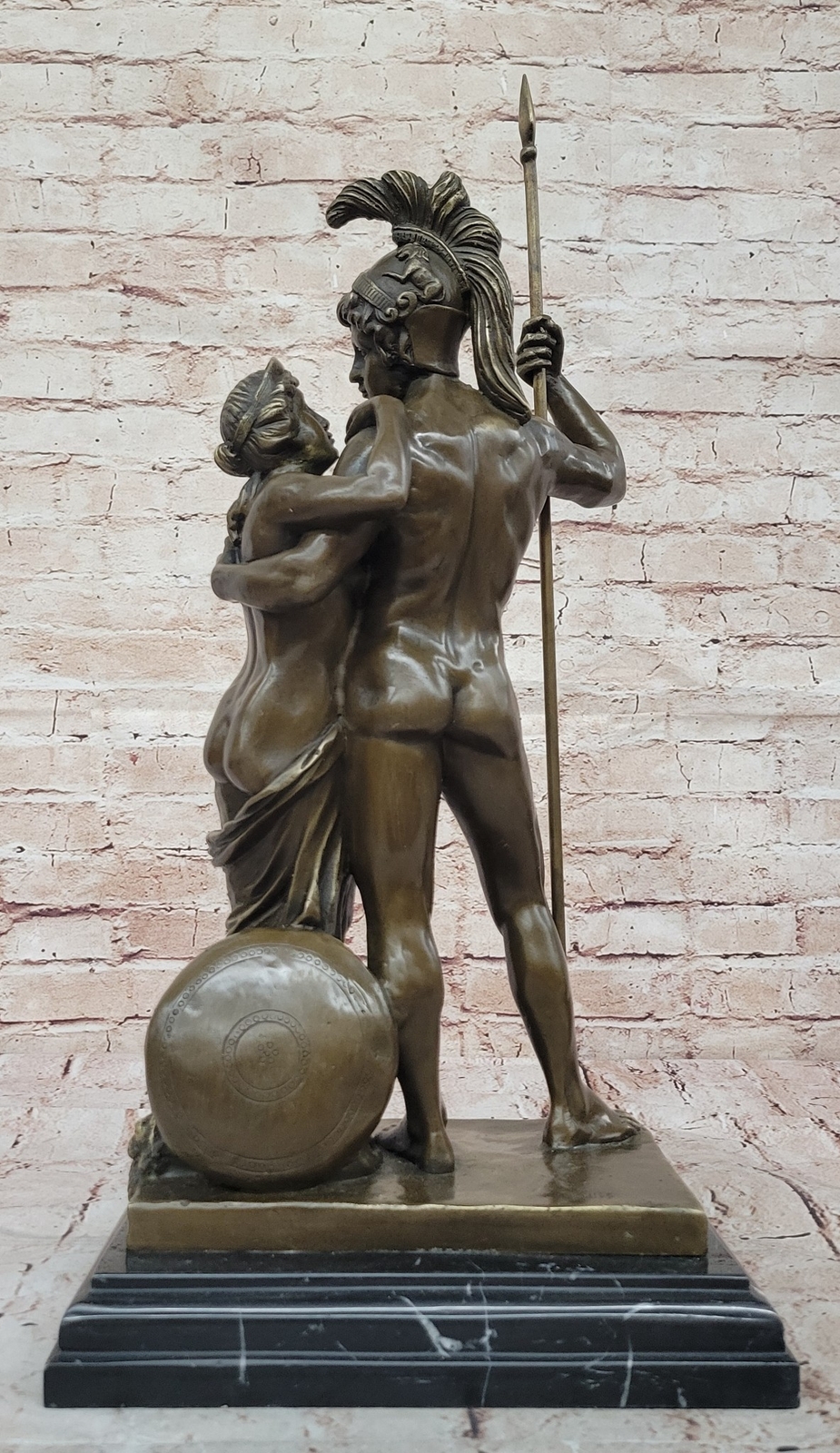 100% real bronze using the lost wax process Mars and Venus Extra Large Art NR