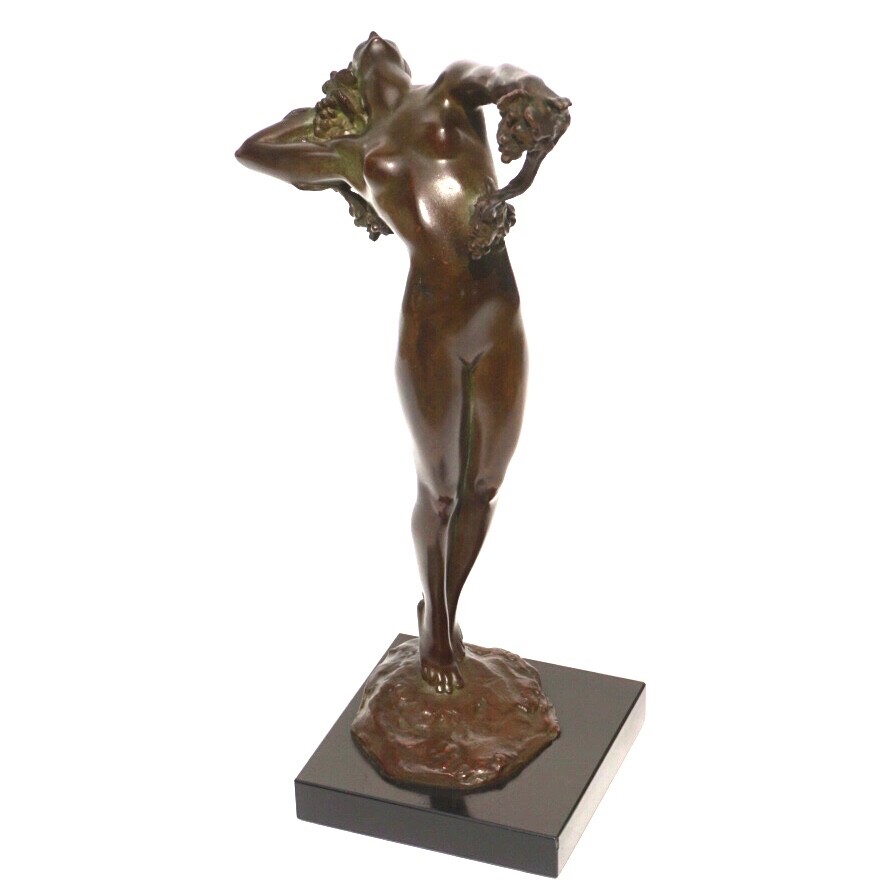 Harriet Frishmuth 1923 Bronze Of The Vine