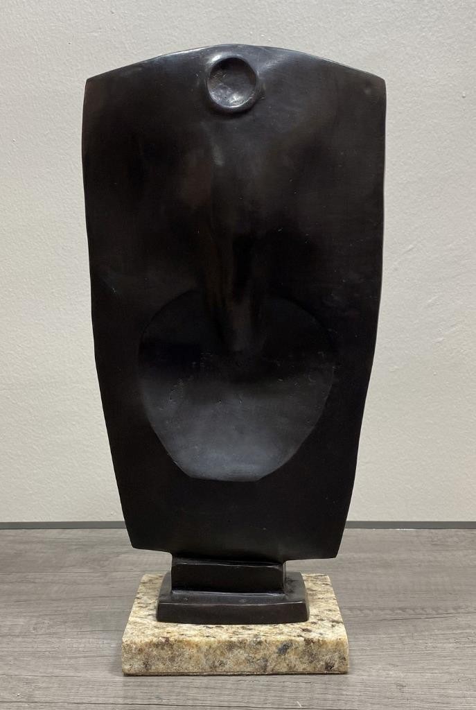 ALBERTO GIACOMETTI BRONZE SCULPTURE  » ABSTRACT FEMME  » SIGNED AND NUMBERED