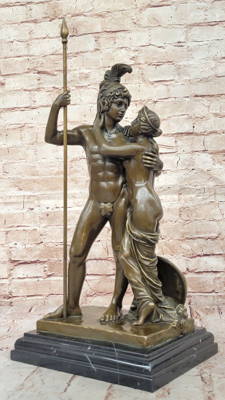 Bronze Large Venus and Mars Statue Greek Mythology God Sculpture Art Home Sale