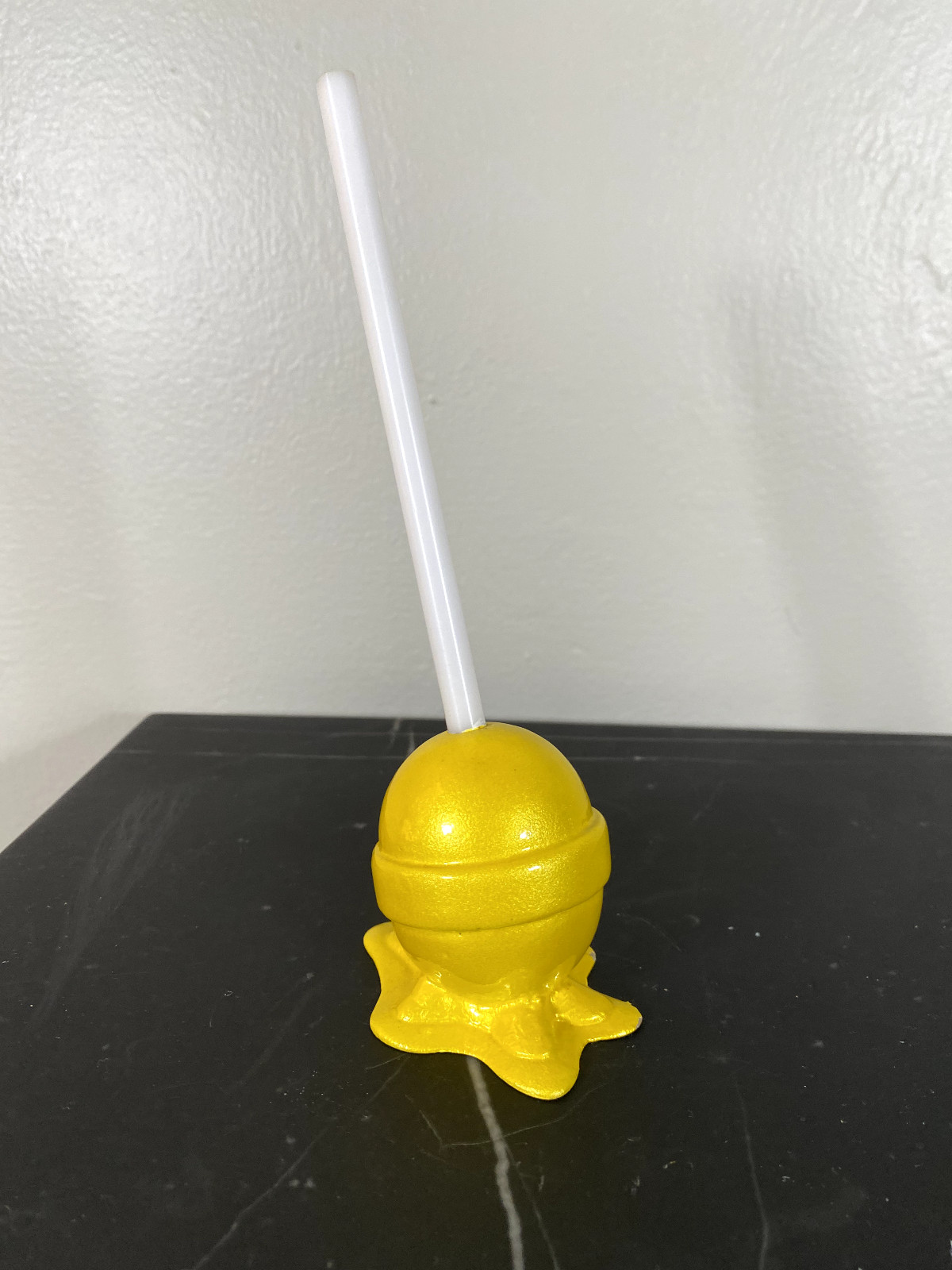 Bright Yellow Lollipop by Elena Bulatova « Sweet life » Small art 2018