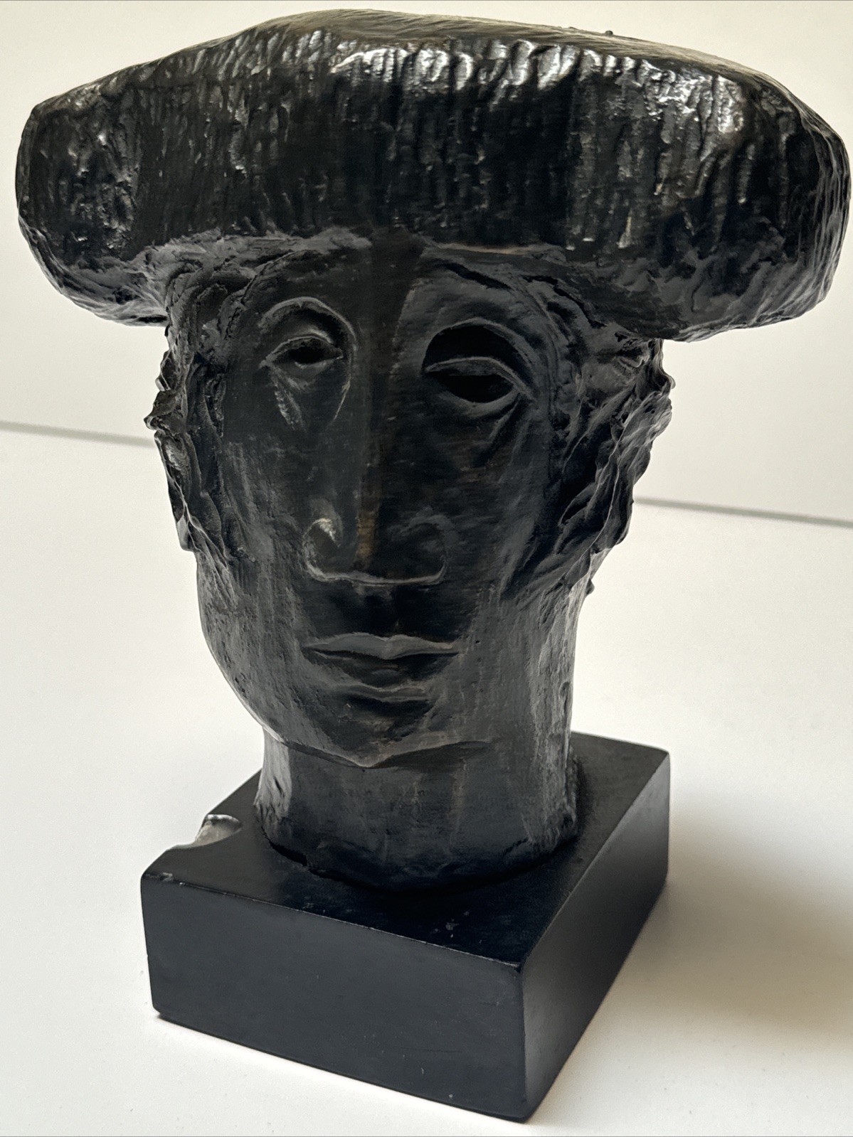 SUNOL ALVAR BRONZE METAL SCULPTURE SIGNED MODERNIST FAMOUS MAN MEN MATADOR SMALL