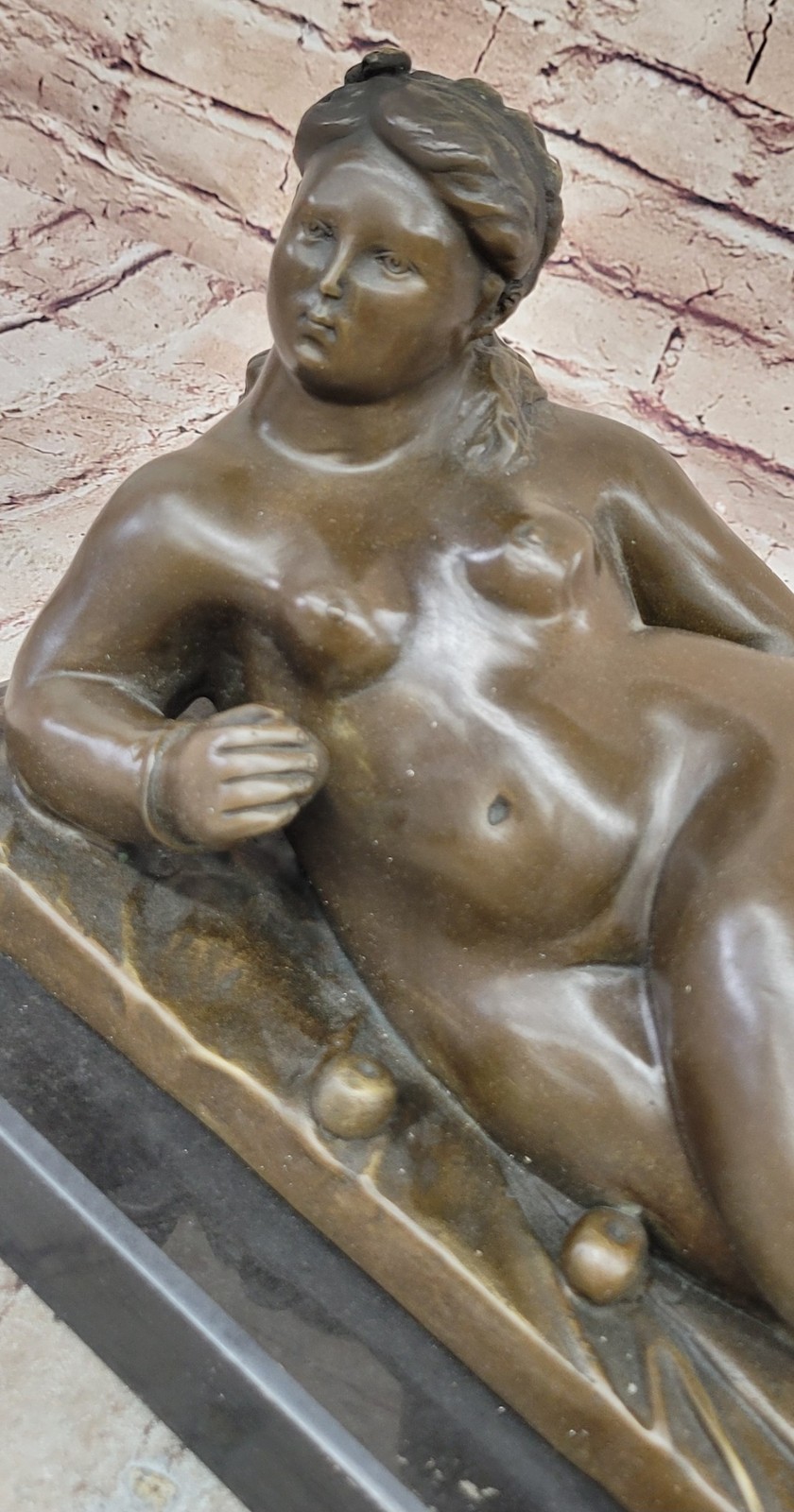 BOTERO DECORATIVE BRONZE SCULPTURE SLEEPING WOMAN HOT CAST FIGURINE FIGURE DECOR