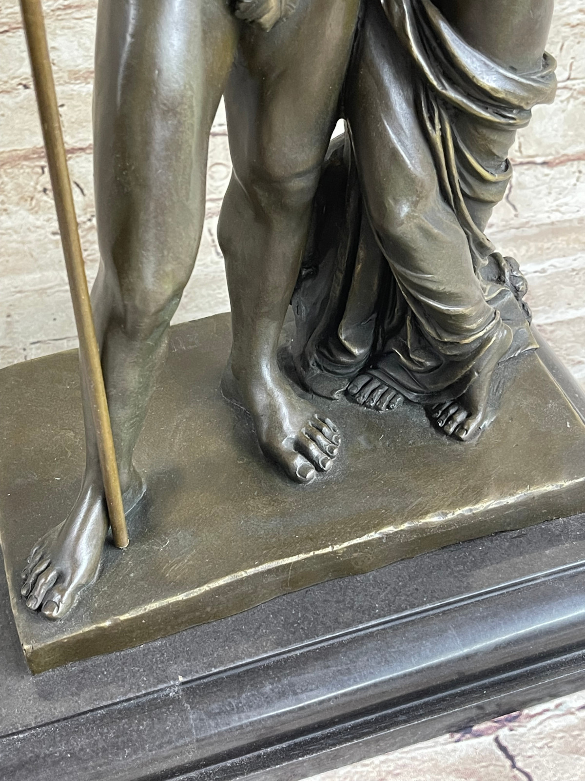Lunt Ares and Aphrodite (Mars and Venus) Figurine Hot Cast Sculpture Figure