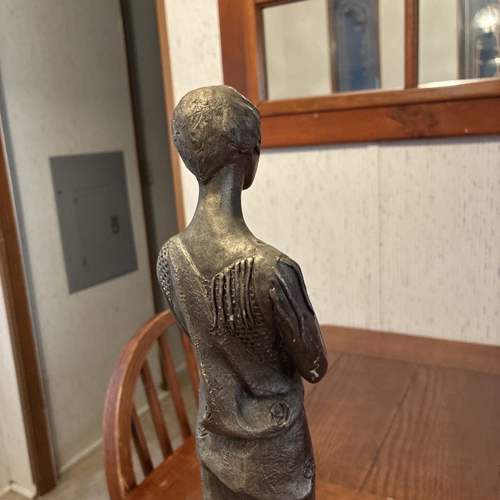 Vintage Austin Production ‘83 Sculpture Art Deco Woman after Vallery 17&Prime;