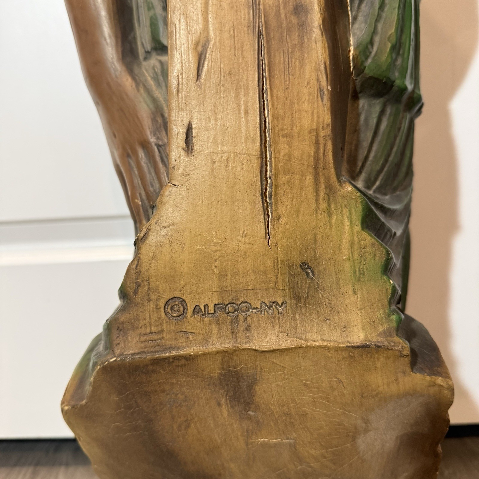 Vintage Alfco NY Polynesian Maiden Ship Figurehead Hawaiian Nautical Statue Bust