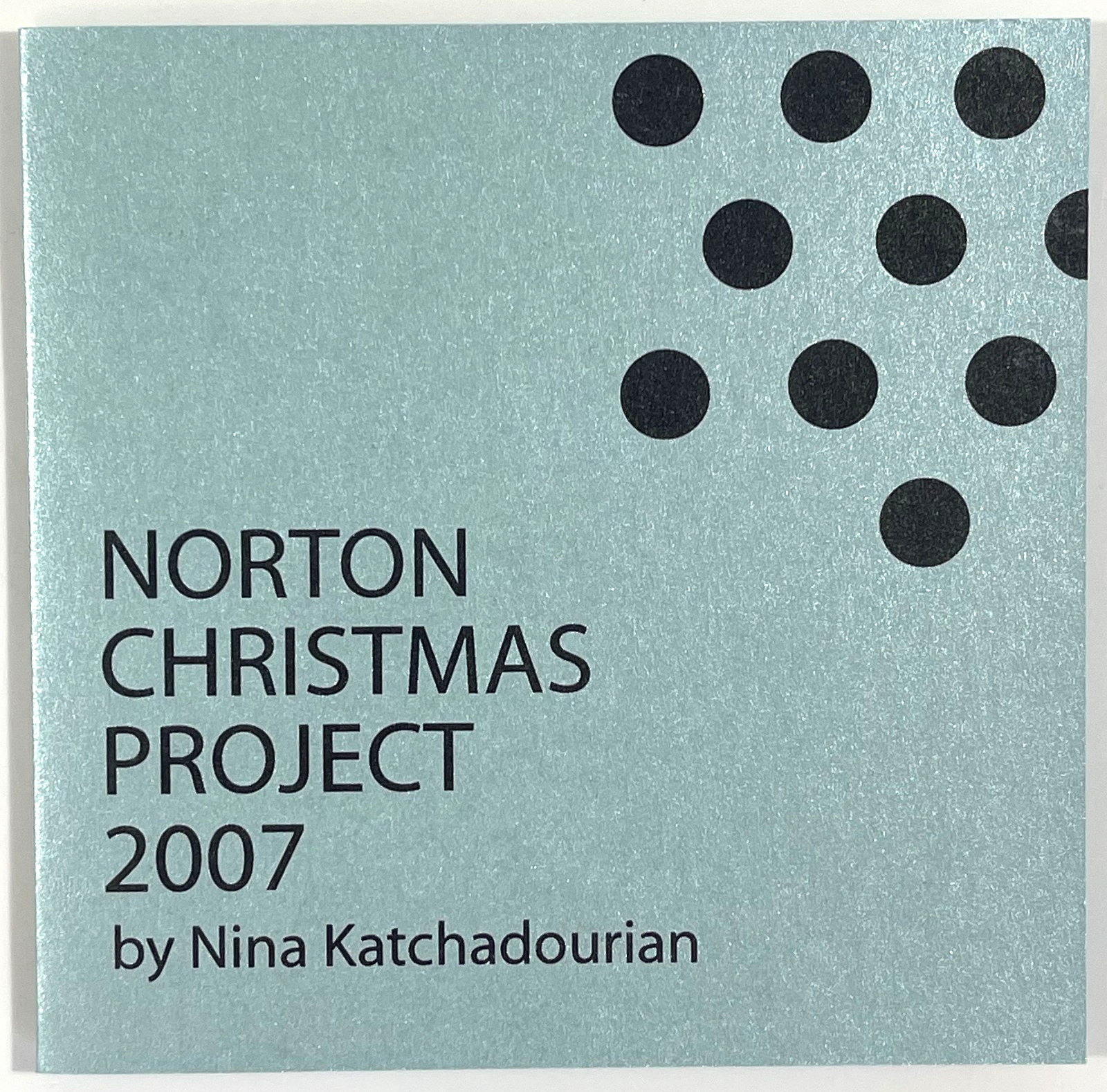 Nina Katchadourian (b.1968) Snow Globes Peter Norton Family Christmas 2007
