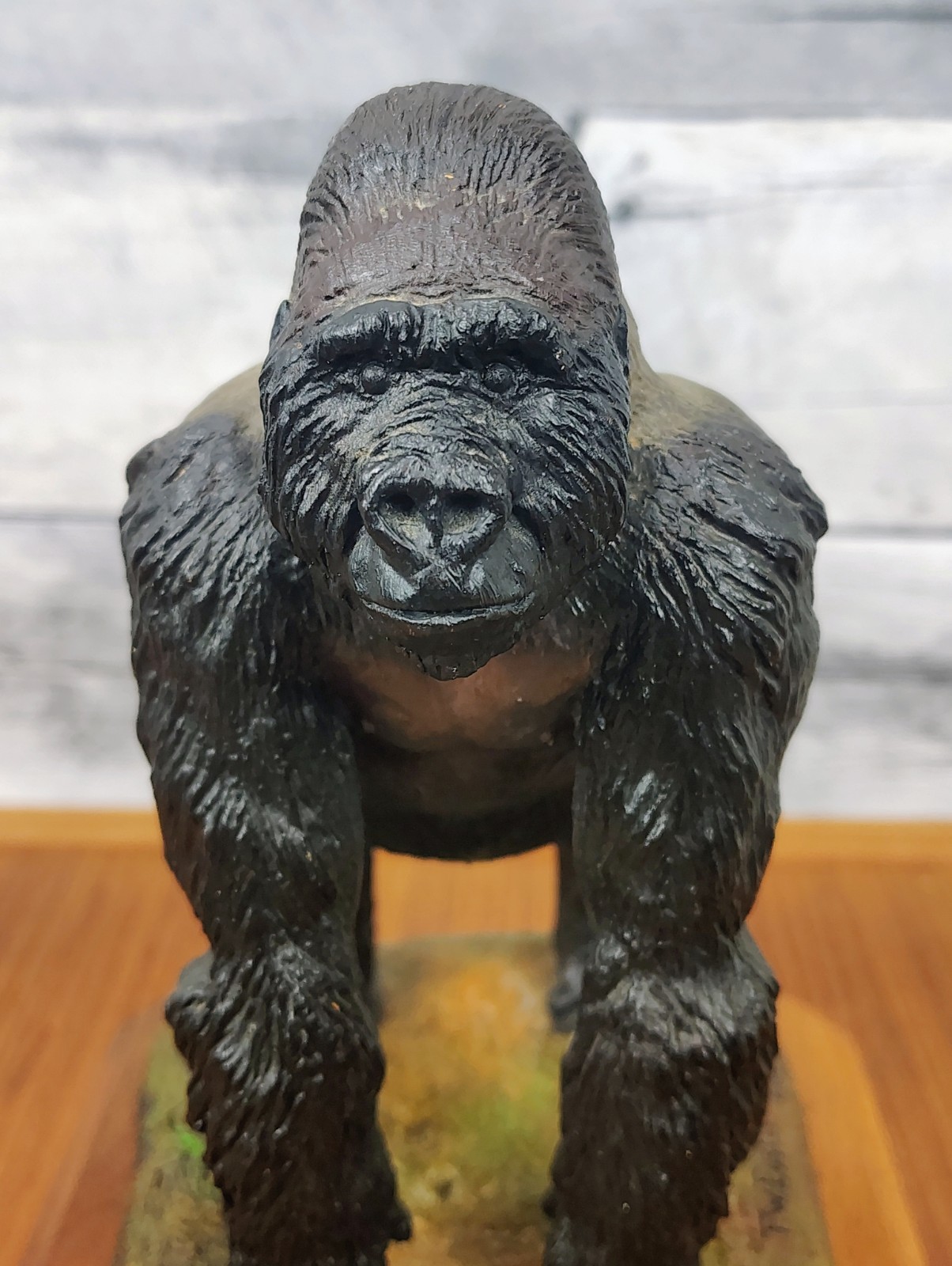 Vintage Francis W Eustis Signed Resin Gorilla Animal Sculpture Statue #13 of 200