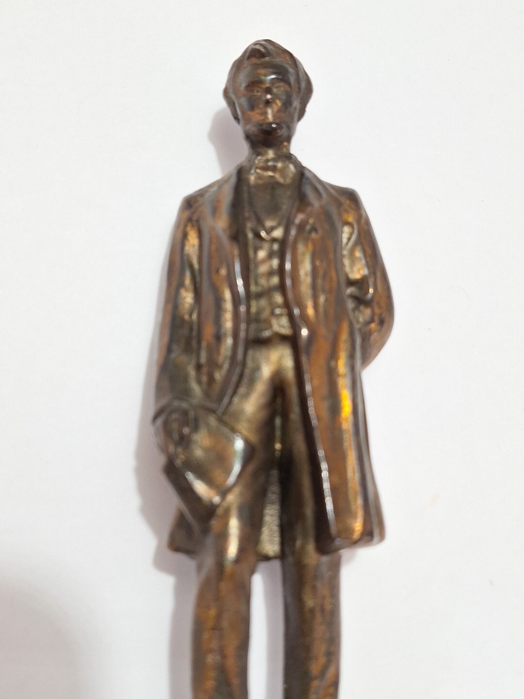 Antique American Art Statue Geo.E.Bissell? LINCOLN,Gorham, Figure Unsigned 5.5&Prime;
