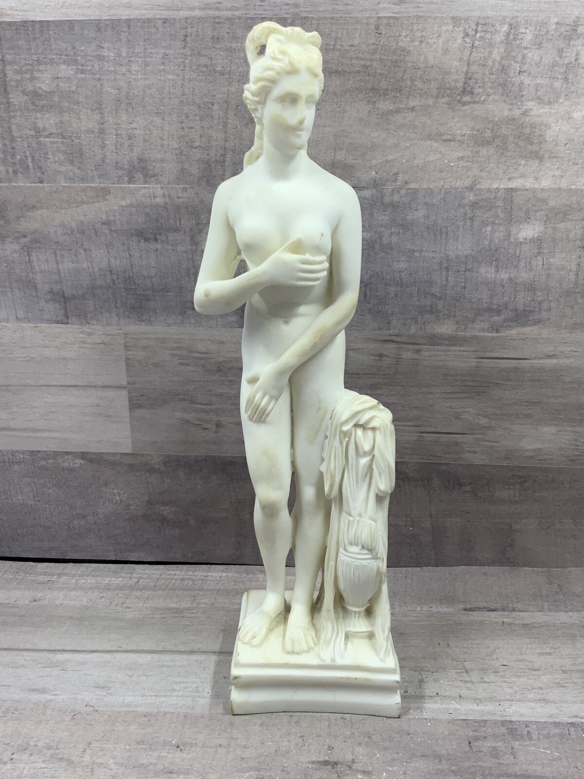 Kore Alabaster statue Sculpture – Ancient Greek Maiden Korai 9” Tall