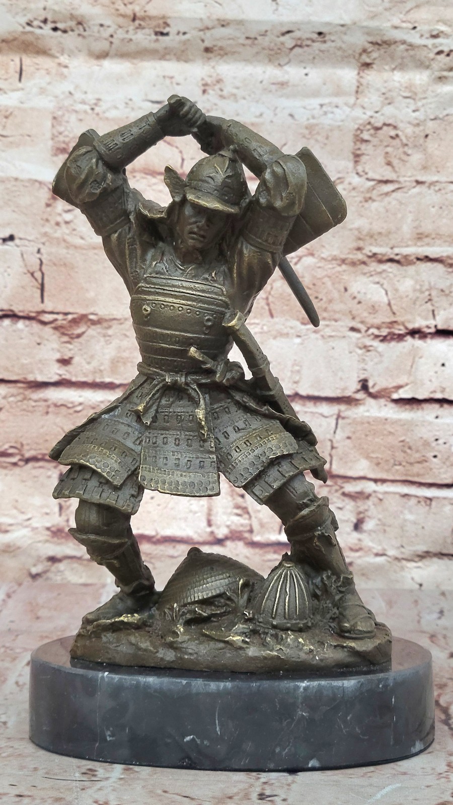European Finery Collection Medieval Japanese Samurai Statue – Hot Cast Bronze
