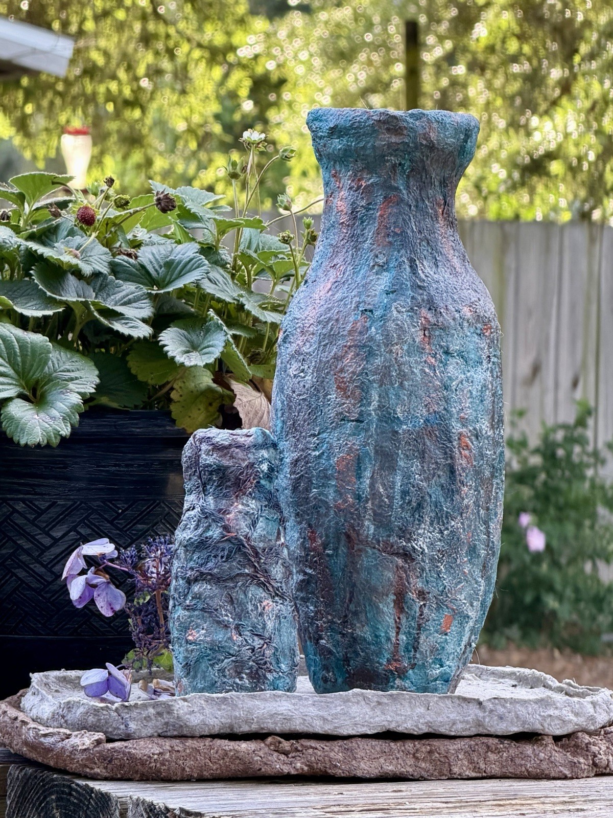 Treasures from the Gulf One of a Kind Contemporary Mixed Media Art Pair