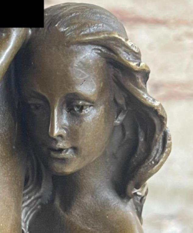 Nude Women Girls Bronze Sculpture Hot Cast Figure Bust Naked Figurine Statue Art