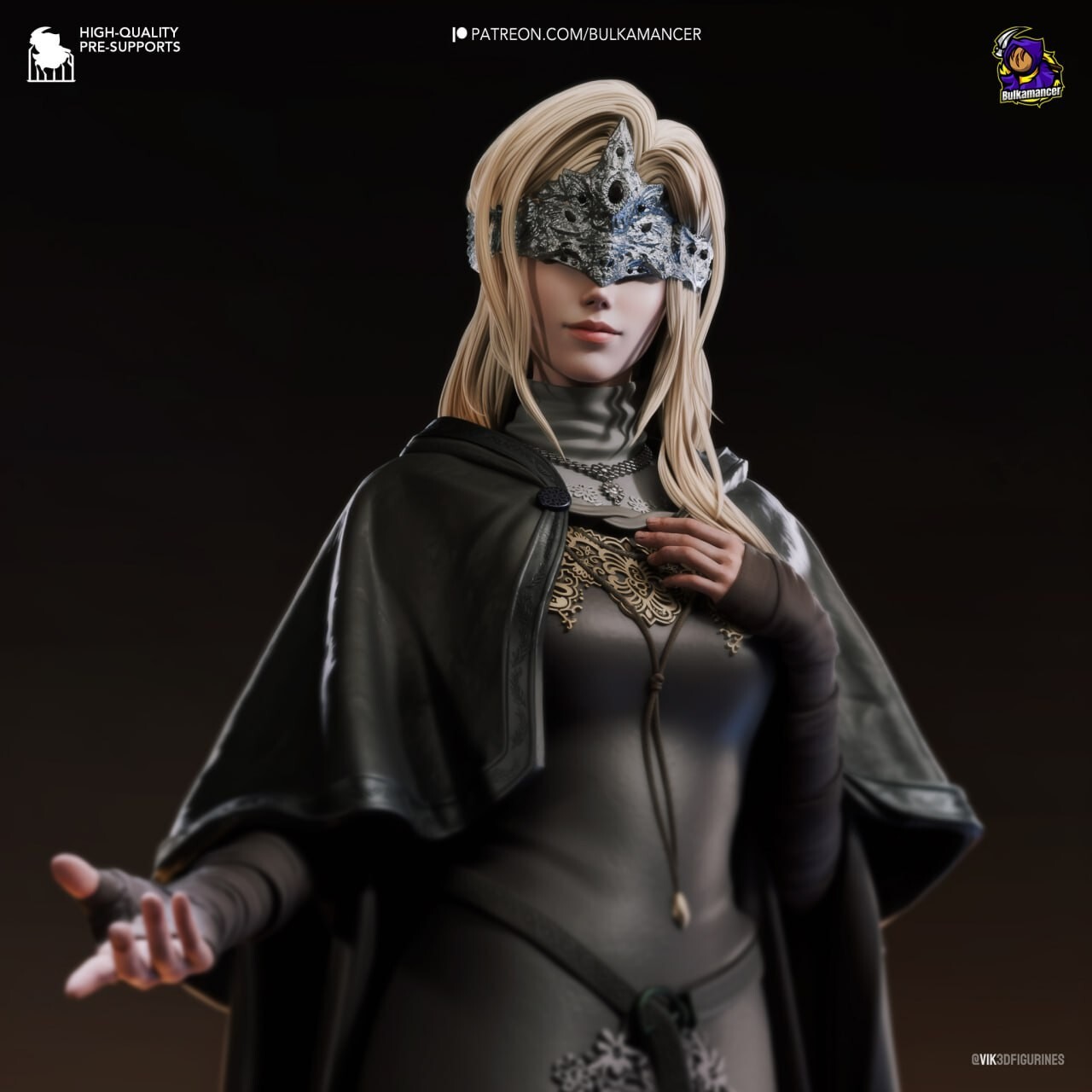 Fire Keeper, 235mm Resin Model Kit Painted 3d Printed GK Statue Figure