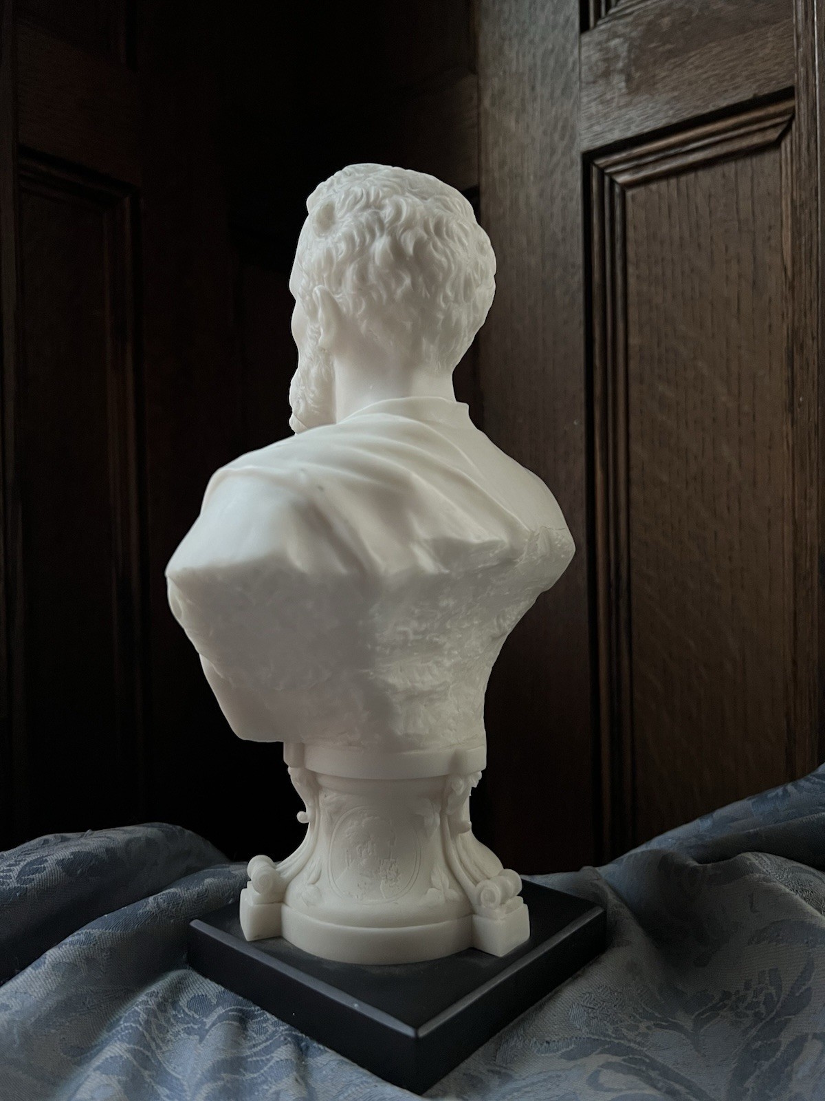 Vintage Cast Marble Bust of Michelangelo Buonarroti