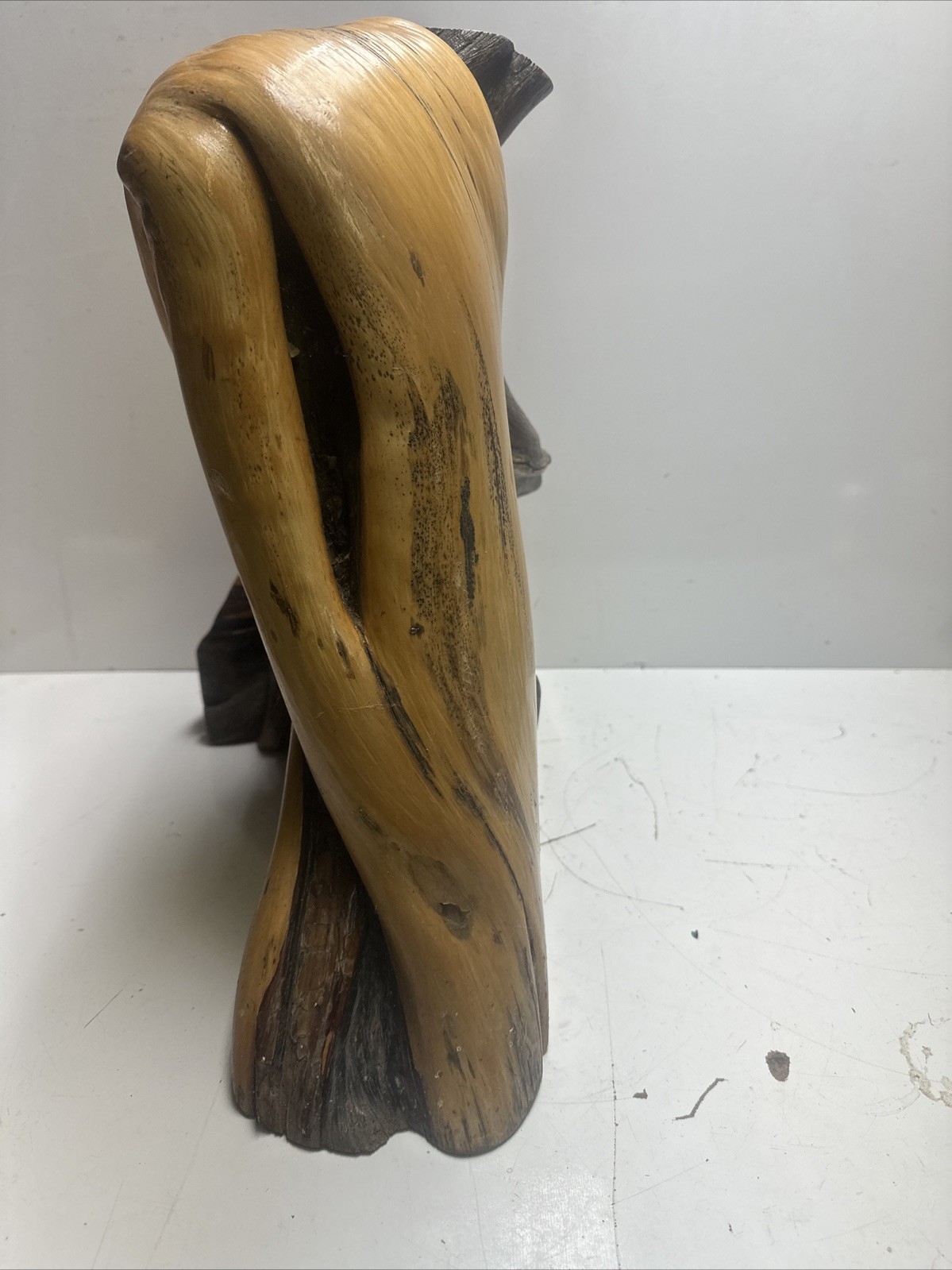 FREE STANDING, RUSTIC JUNIPER (I Think, Let Me Know If I Am Wrong)WOOD SCULPTURE