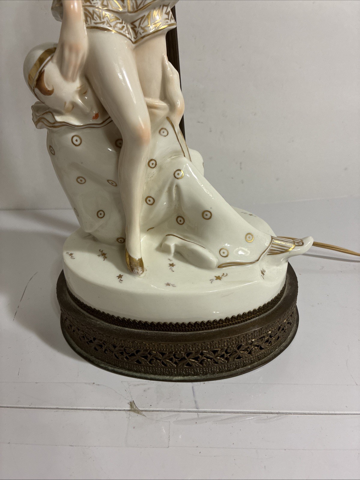 1920’s Stunning Tedesco Art Deco Wolfgang Schwartzkopff Aschermittdagen Tb Lamp