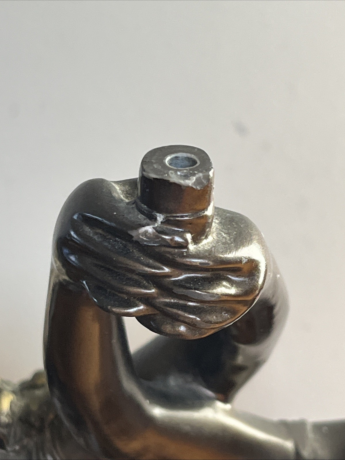 Art Nouveau Nymph Goddess Statue Sculpture Bronze Color 22.5&Prime; Tall