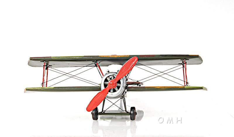 British Sopwith Camel F.1 Biplane Metal Desk Model 10&Prime; Airplane Aircraft Decor
