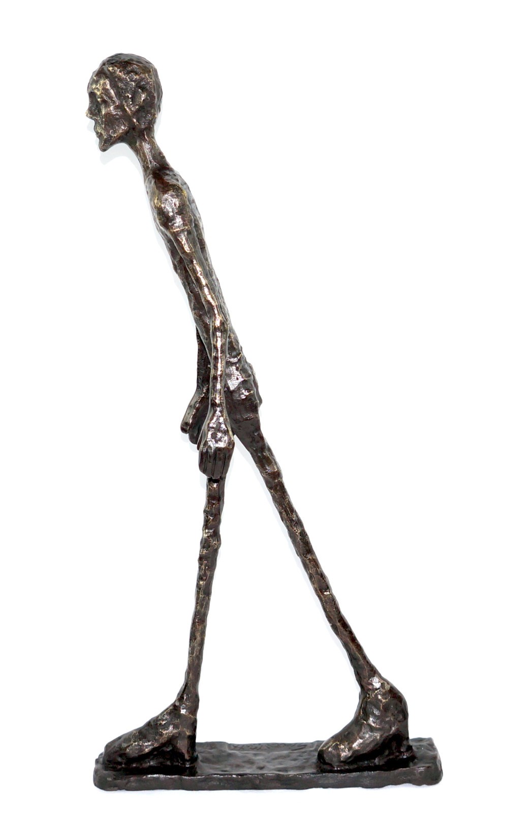 ALBERTO GIACOMETTI « Walker » Awesome Art Bronze Sculpture Signed. Existentialism