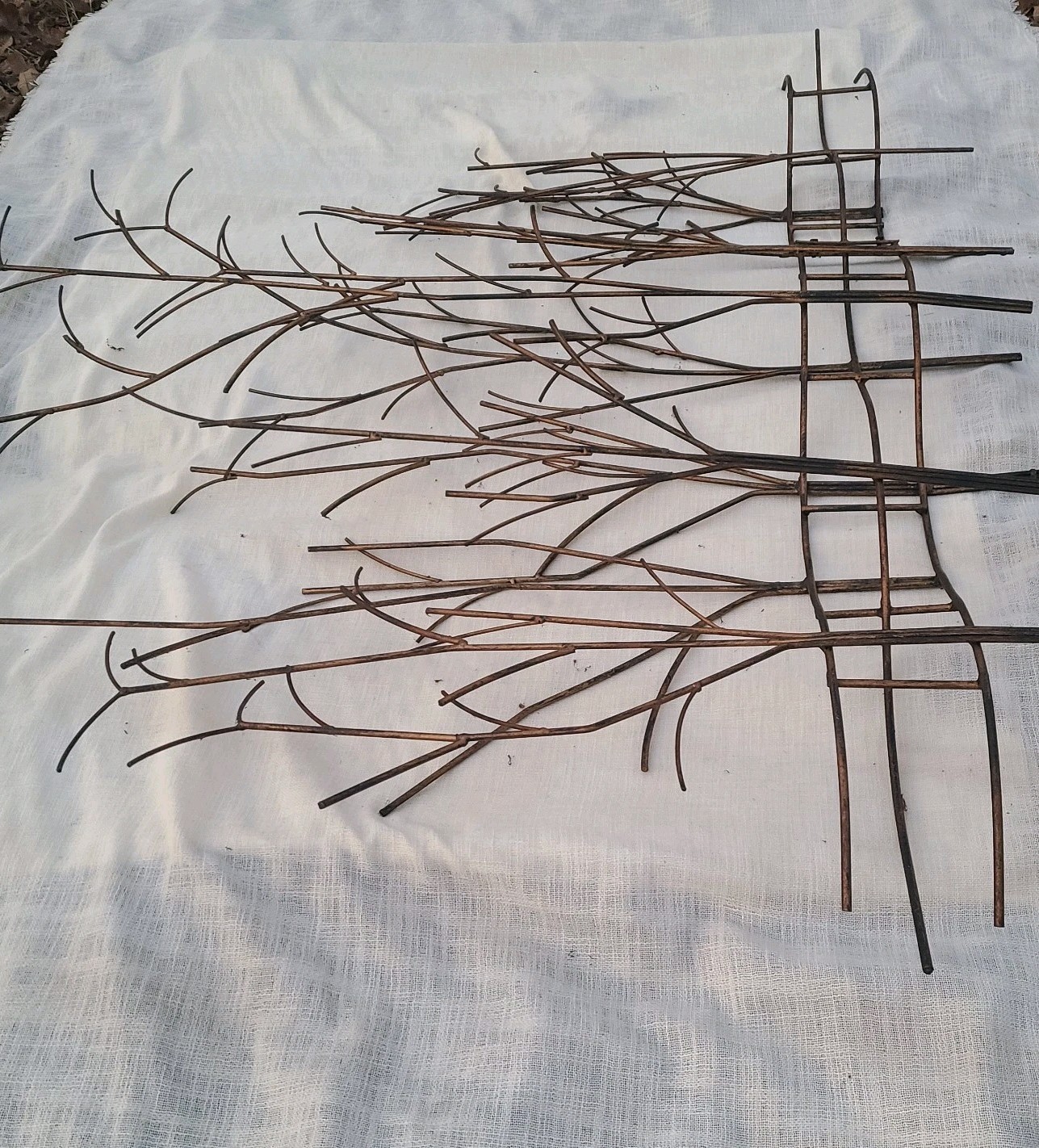 Large Metal Tree Art Sculpture Nature Home Decor 3 D Free Standing or Wall Hang