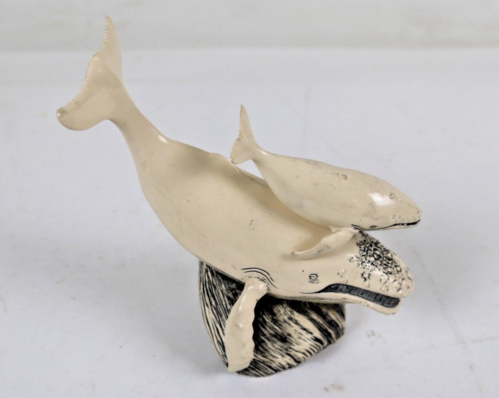 G. H. cook company whale art sculpture 6 in