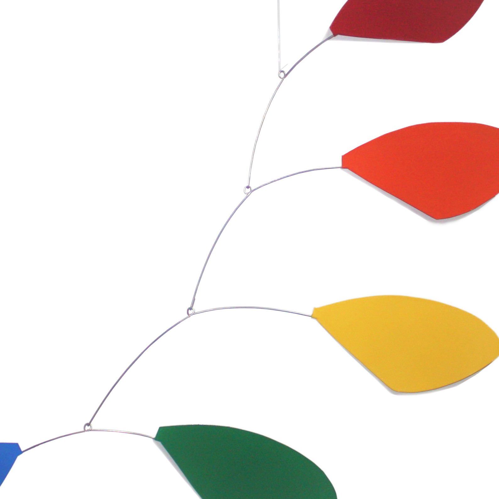 Abstract Modern Hope Rainbow Hanging Mobile – Painted Steel Museum Quality New