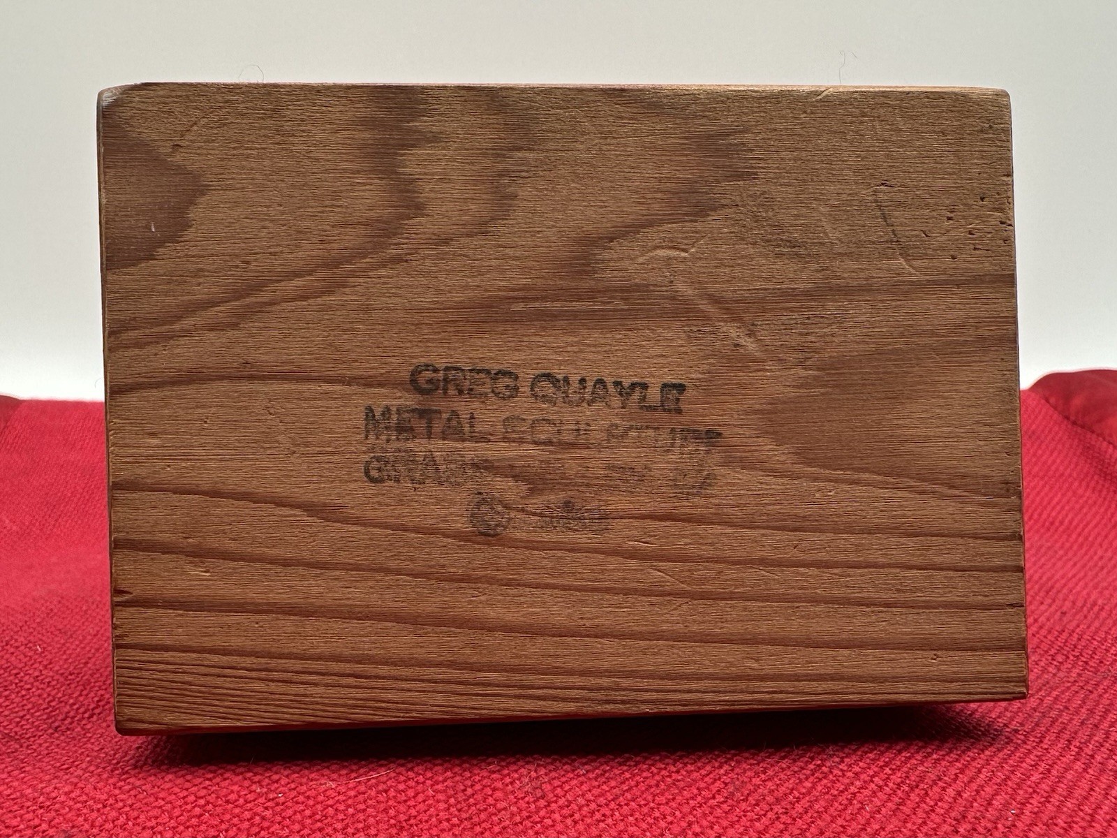 Greg Quayle Sand Flea Metal Sculpture 1983 Computer Bug Office Grass Valley, CA