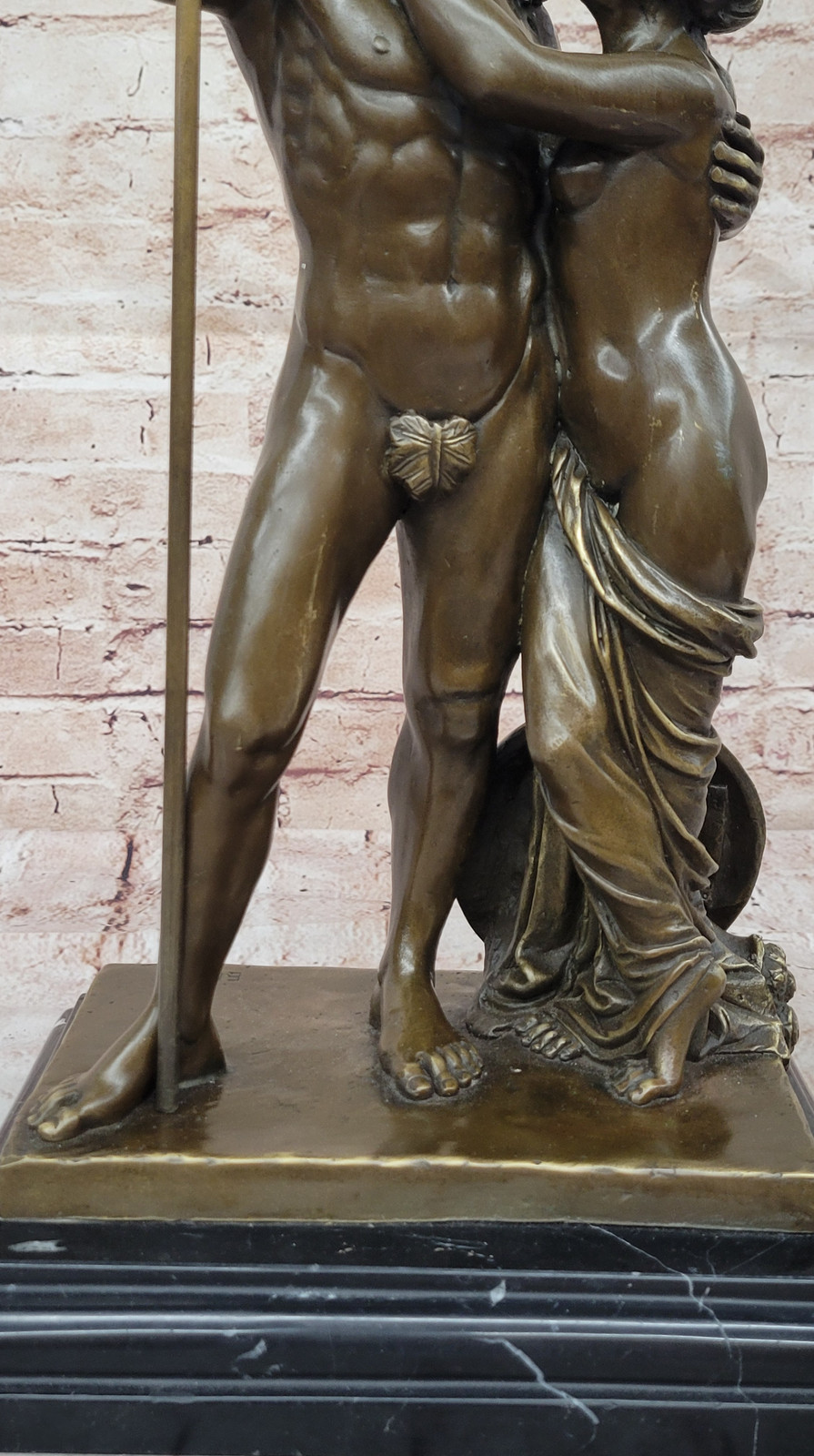 Lunt Ares and Aphrodite (Mars and Venus) Figurine Hot Cast Sculpture Figure