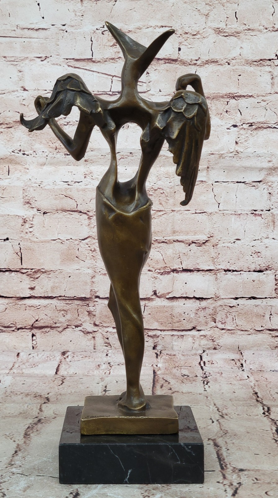 Salvador Dali | Surrealist angel, 1983 – bronze sculpture Hot Cast Figurine SALE