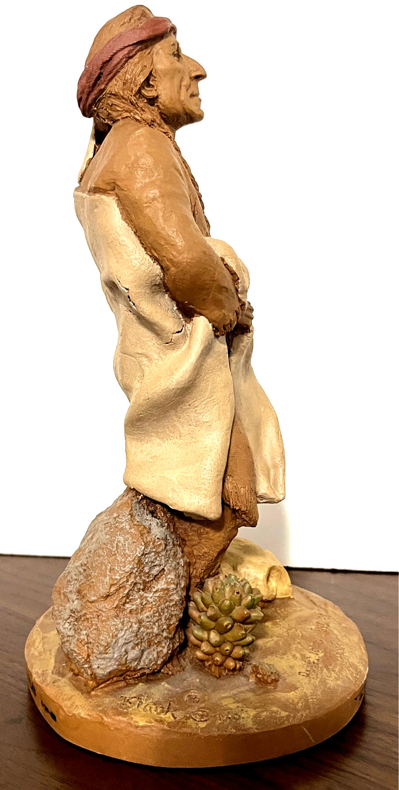 TOM CLARK 1983 « AMERICAN INDIAN 1899 » Cairn Studio Sculpture Figurine SIGNED