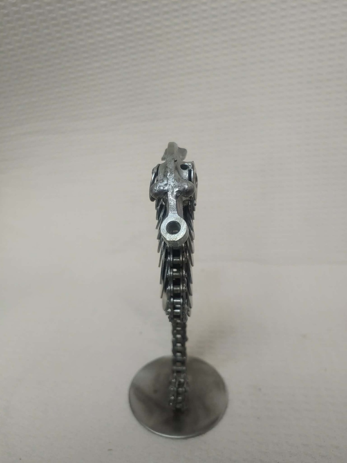 seahorse steel welded art unique