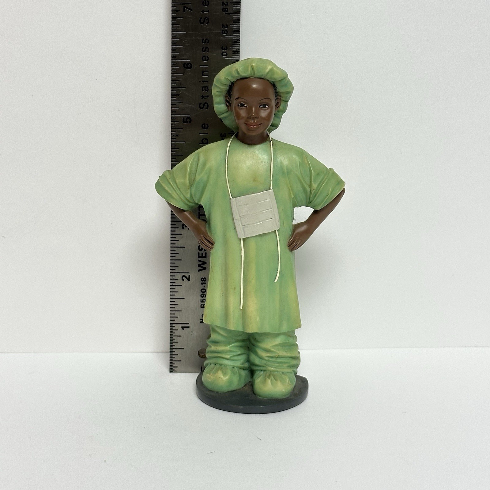 Positive Image Professional Male Scrub Nurse Collectible Figurine 6in. Tall READ
