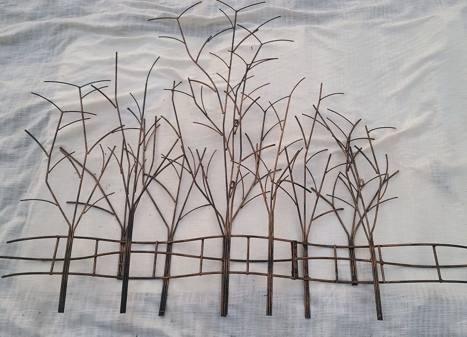 Large Metal Tree Art Sculpture Nature Home Decor 3 D Free Standing or Wall Hang