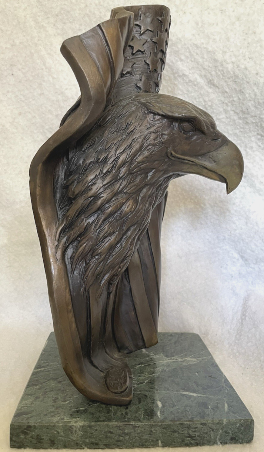 Vintage Magnus « Spirit of America » RARE Bronze Sculpture. 14&Prime; tall, 18 lbs.