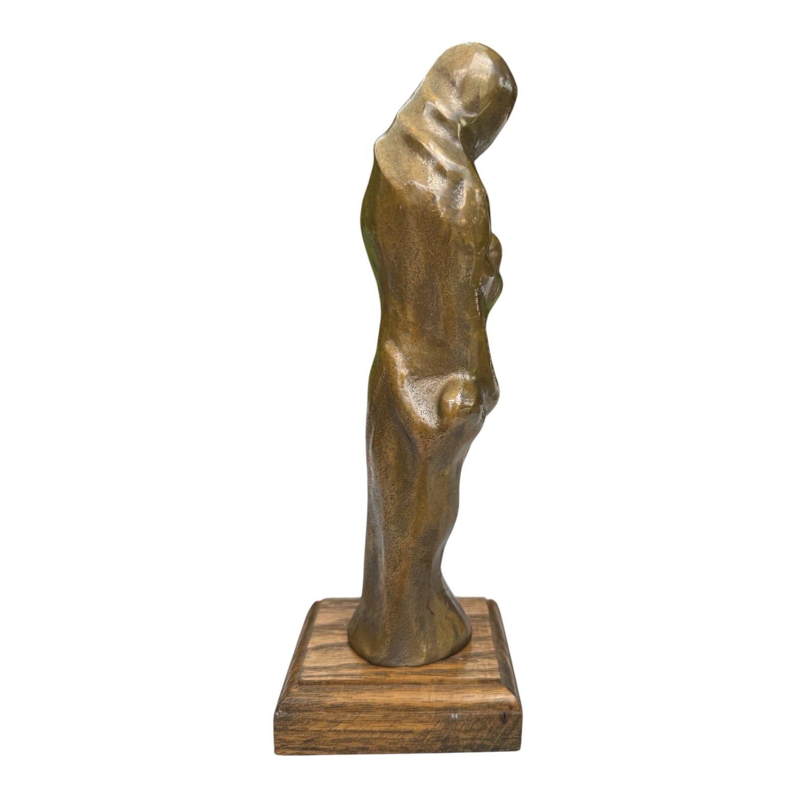 1983 Jack Eagle Bronze Abstract Figural Sculpture Human Relations Award Statue