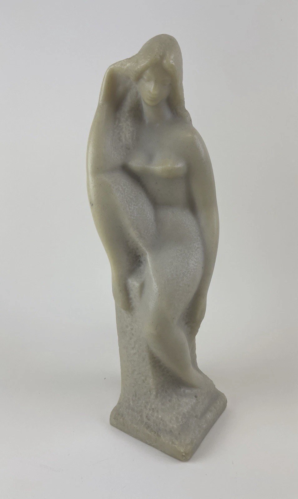 V Glinsky Nude Female Sculpture ‘The River’ 1960’s MCM Modernist Vintage 12”
