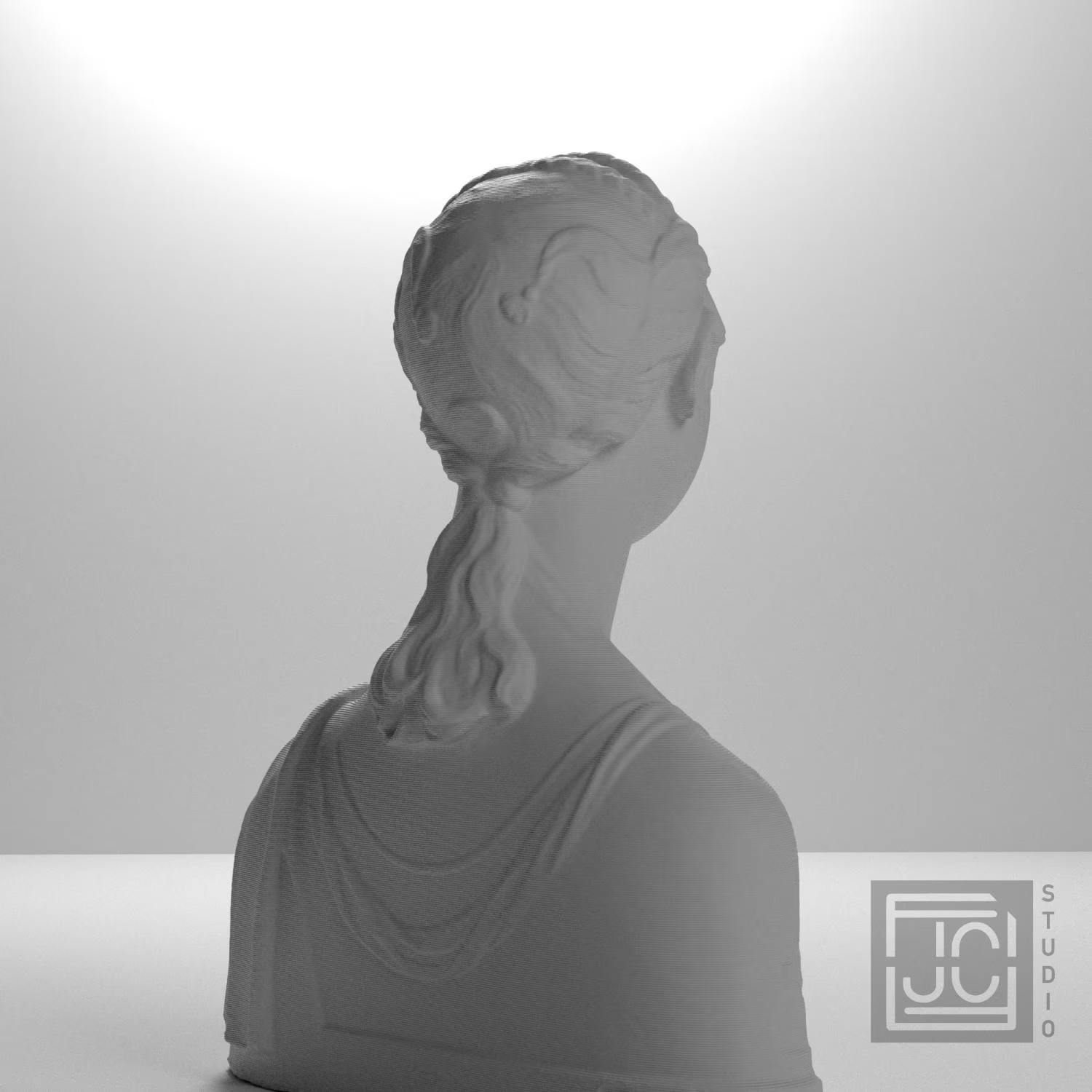 Portrait of a young girl Collectible Bust Statue – 5, 9, 12 Inch