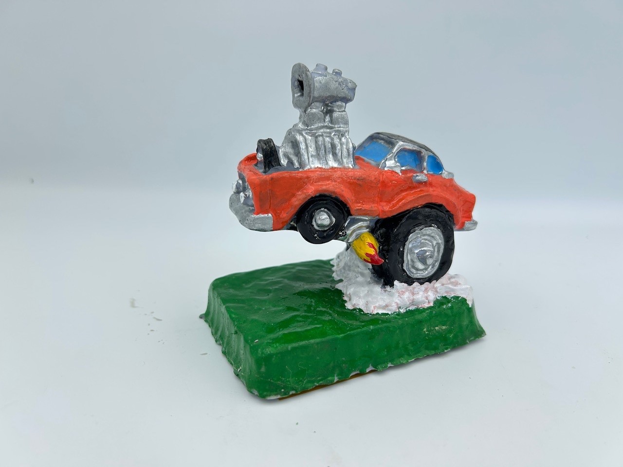 Muscle Car figurine #1 handpainted, color options, signed by artist
