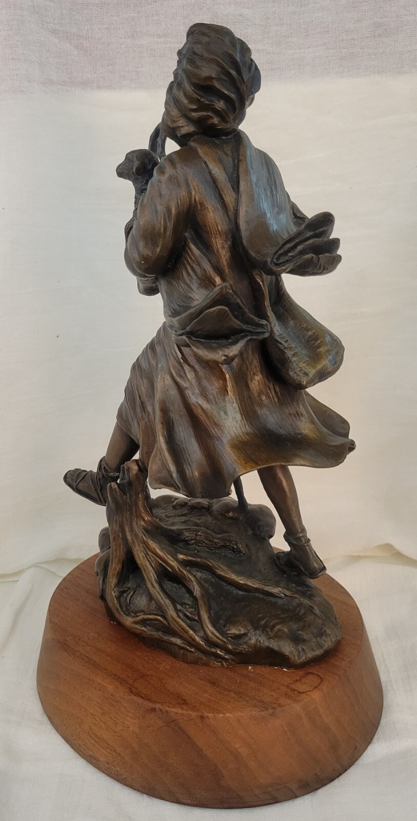 Rare 1985 Reagan Word Jesus God Shepherd & Lamb Bronze Statue Sculpture LE/35