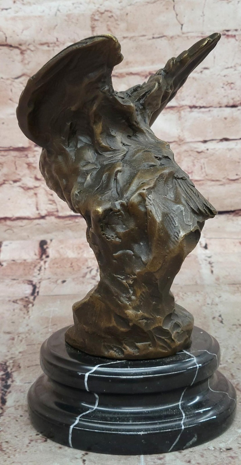 Art Bronze Flying Owl Statue Animal Sculpture Desk Statue by Milo Statue