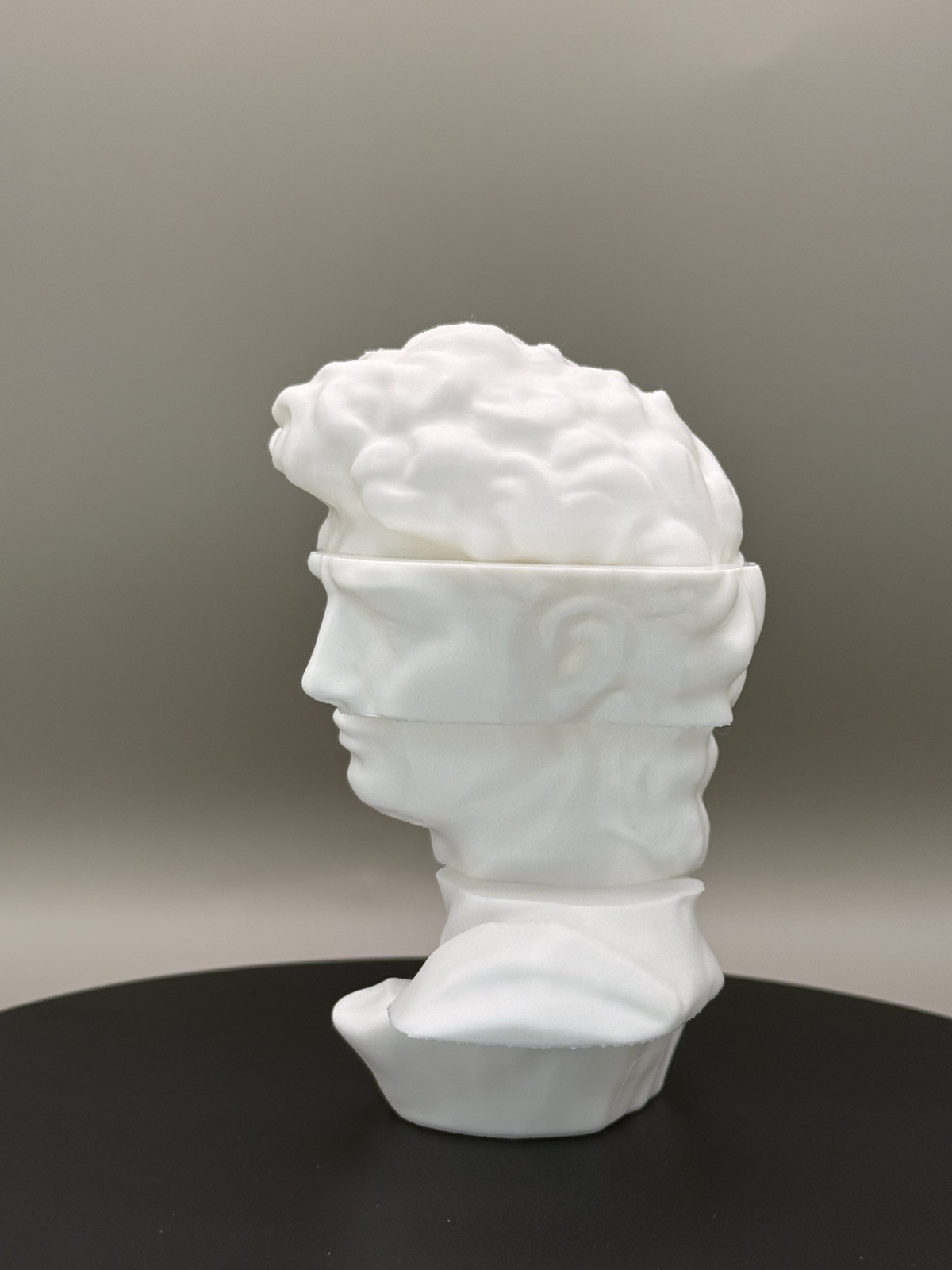 Abstract David Sculpture | Modern 3D Printed Art, Minimalist Statue