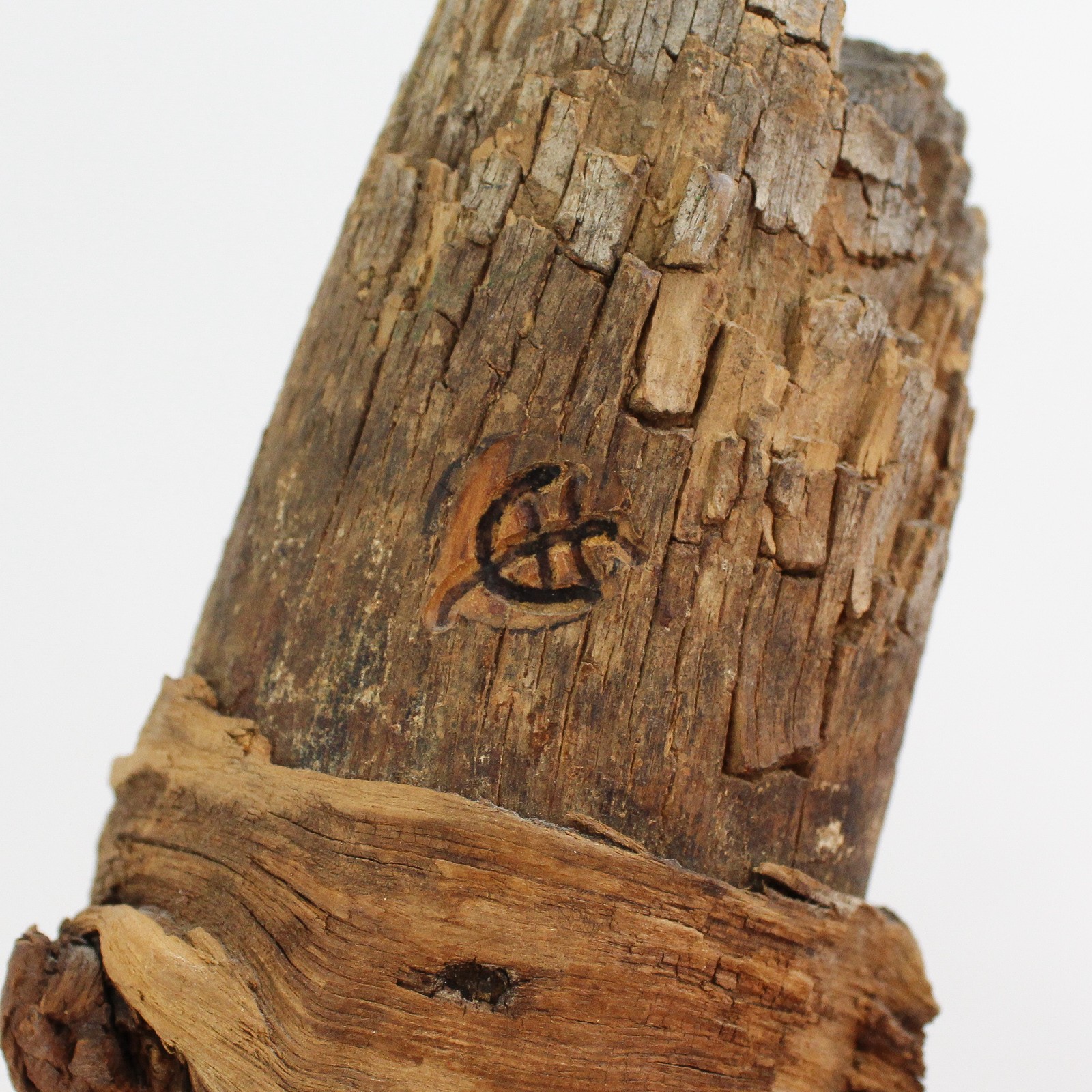 Hand Carved Wood Spirit Sculpture Sculpture Sleeping Man&rsquo;s Face 16&Prime;