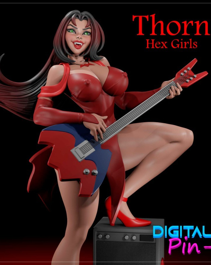 Scooby Doo Hex Girls Thorn – Unpainted Figure – Anime Model