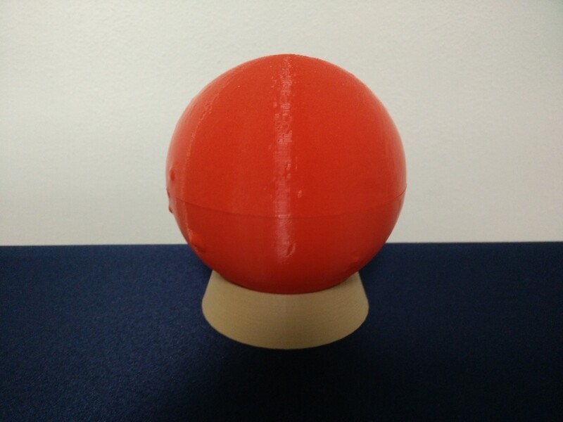 Planet Mars Globe 3D Printed Model Art Sculpture Solar System Astronomy Space