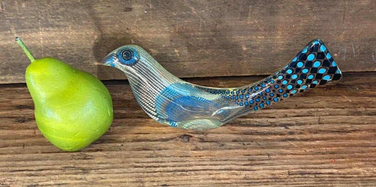 Abraham Palatnik Lucite Acrylic Op Art Bird Sculpture Vtg Modern Brazil MCM 8.5&Prime;