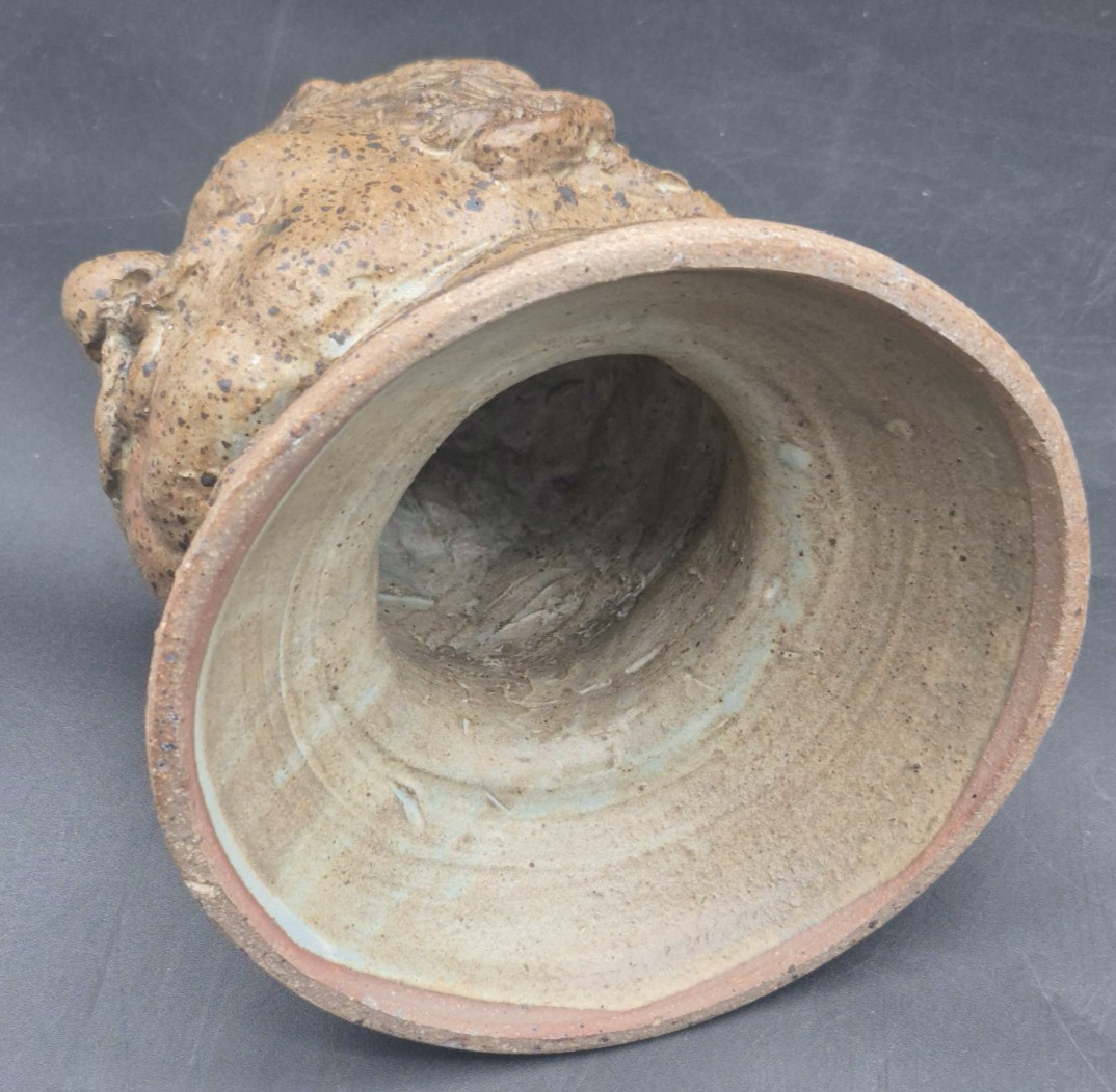 Pottery Sculpture Of A Man&rsquo;s Face By Ondre