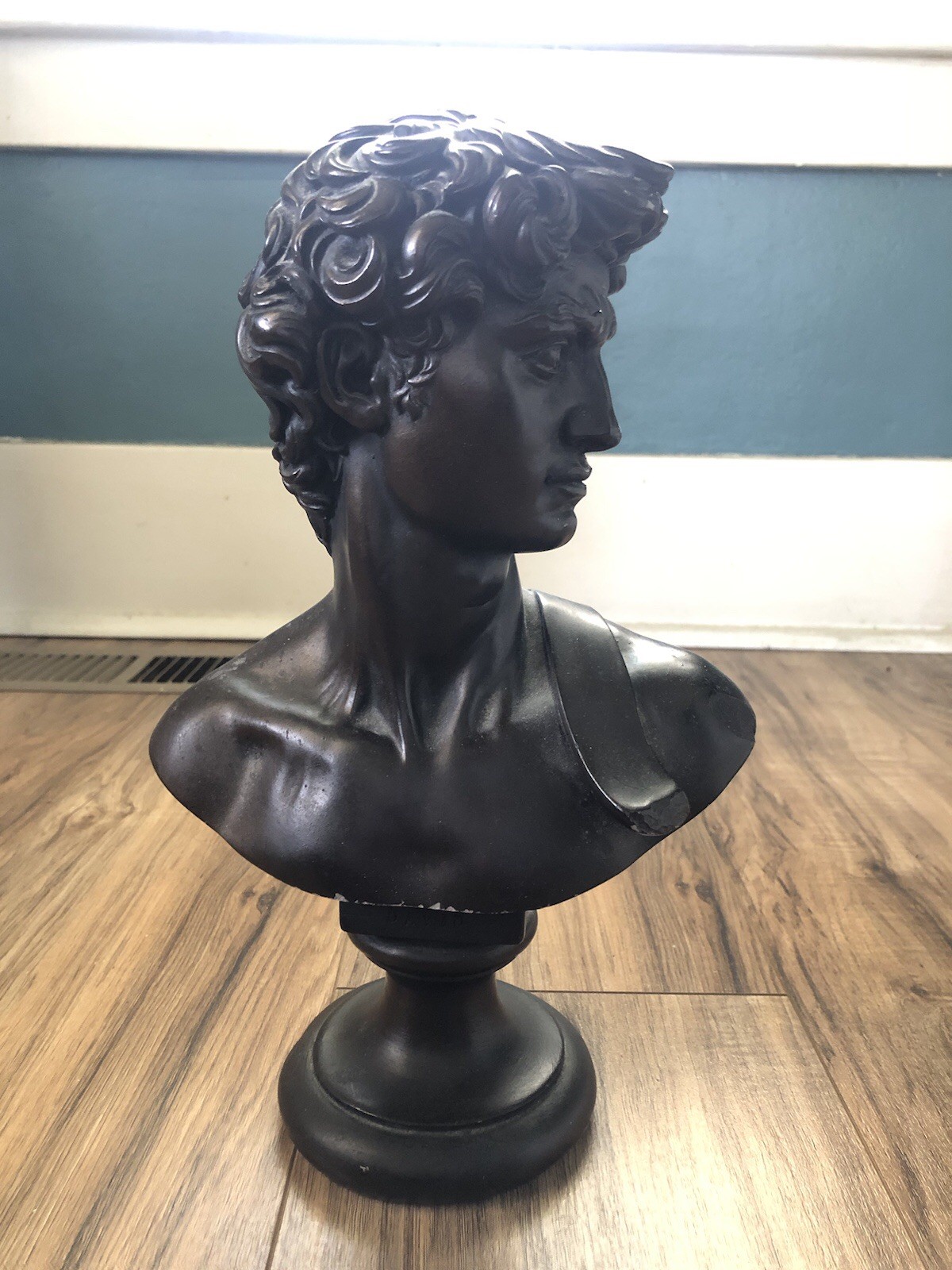 ​Vintage Austin Productions 1966 David Bust Michelangelo Sculpture 13&Prime;