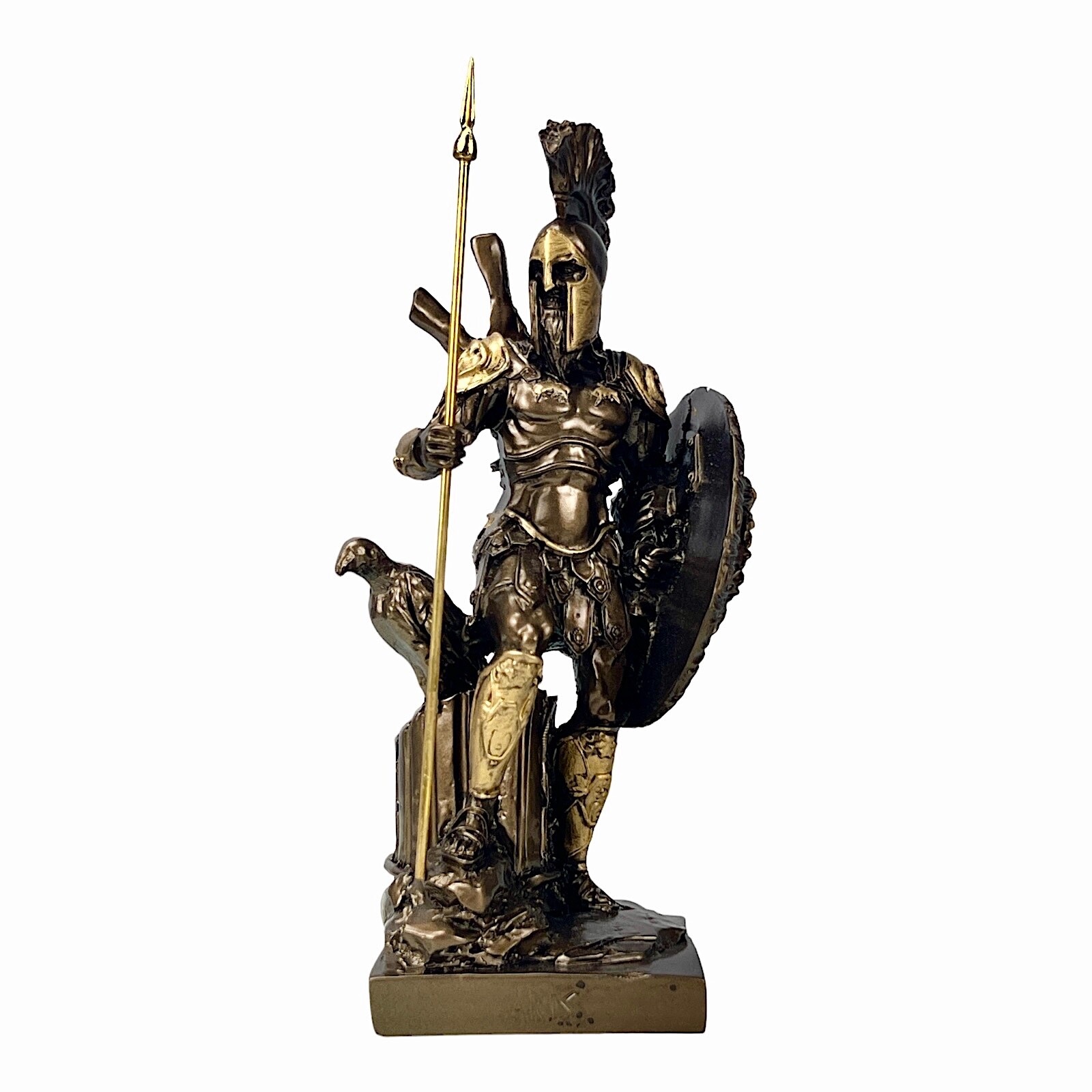 Ares Mars Greek Roman God of War Statue Sculpture Figurine Bronze Effect