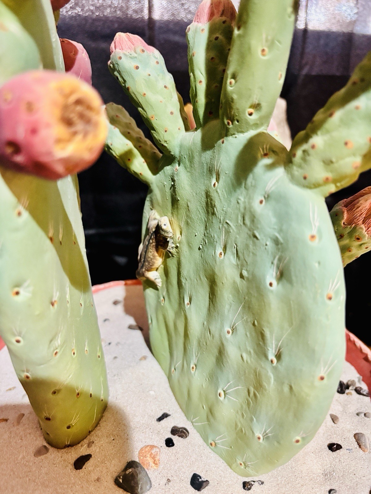 Ceramic Cactus Sculpture Vintage Rare Desert 🌵